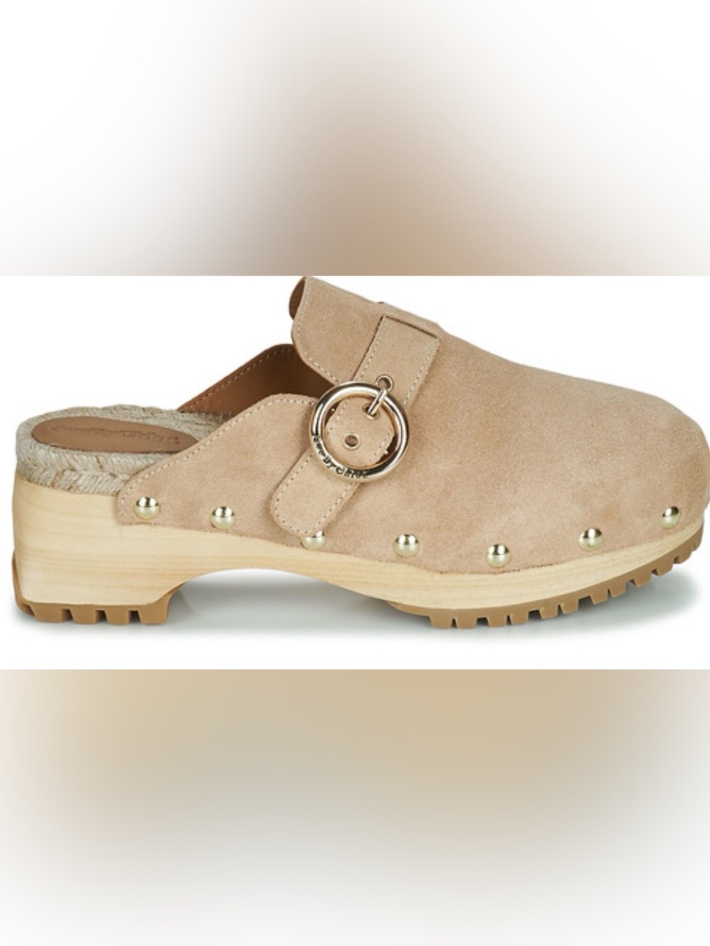 SEE BY CHLOÉ Suede Buckle Clog new needs little cleaning see photos - Picture 2 of 11